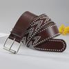 Ladies Pin Buckle Rivet Belt Casual Pu Belt Jeans Belt Support