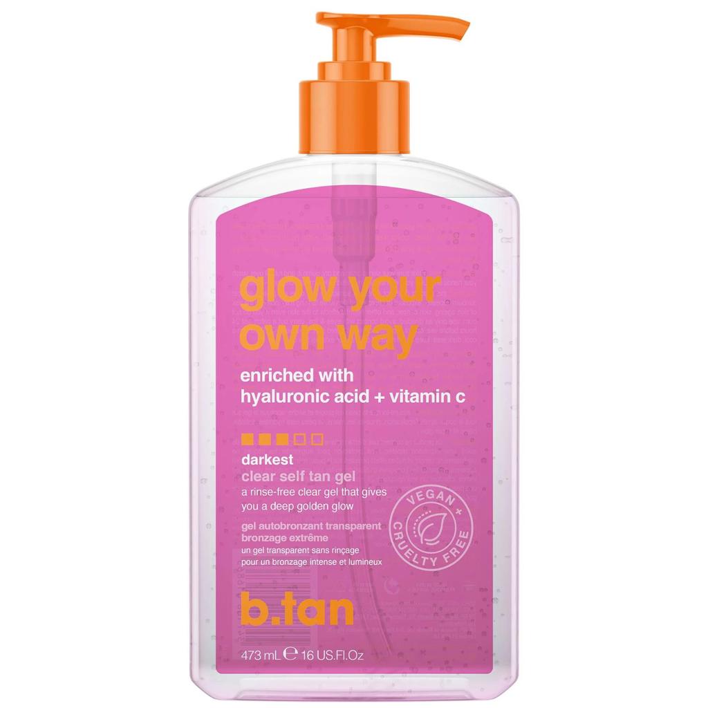 b.tan Glow Your Own Way Self-Tanning Gel + Glove