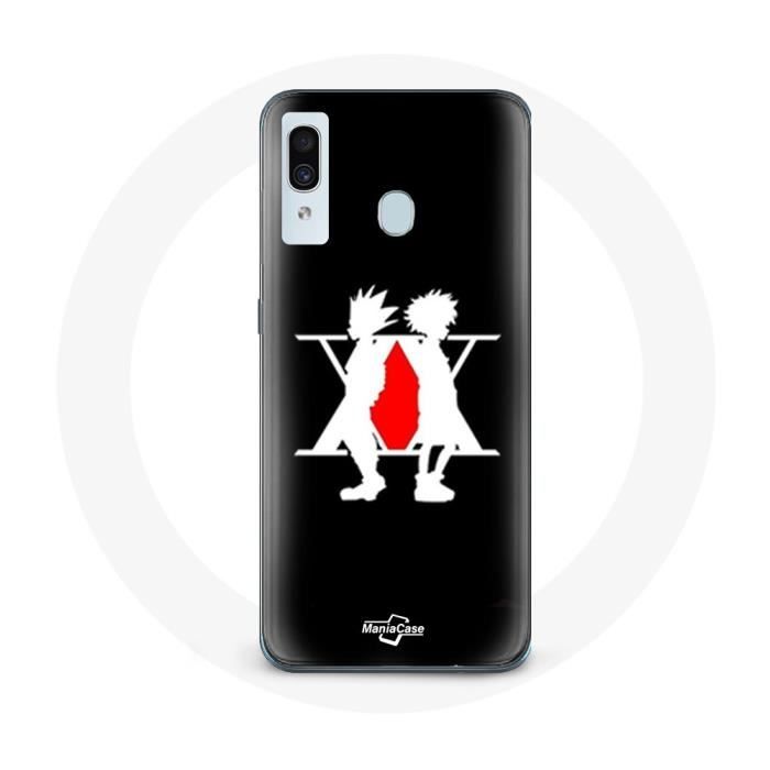 Case for Samsung Galaxy A30 Hunter X Hunter Manga Logo Black Background