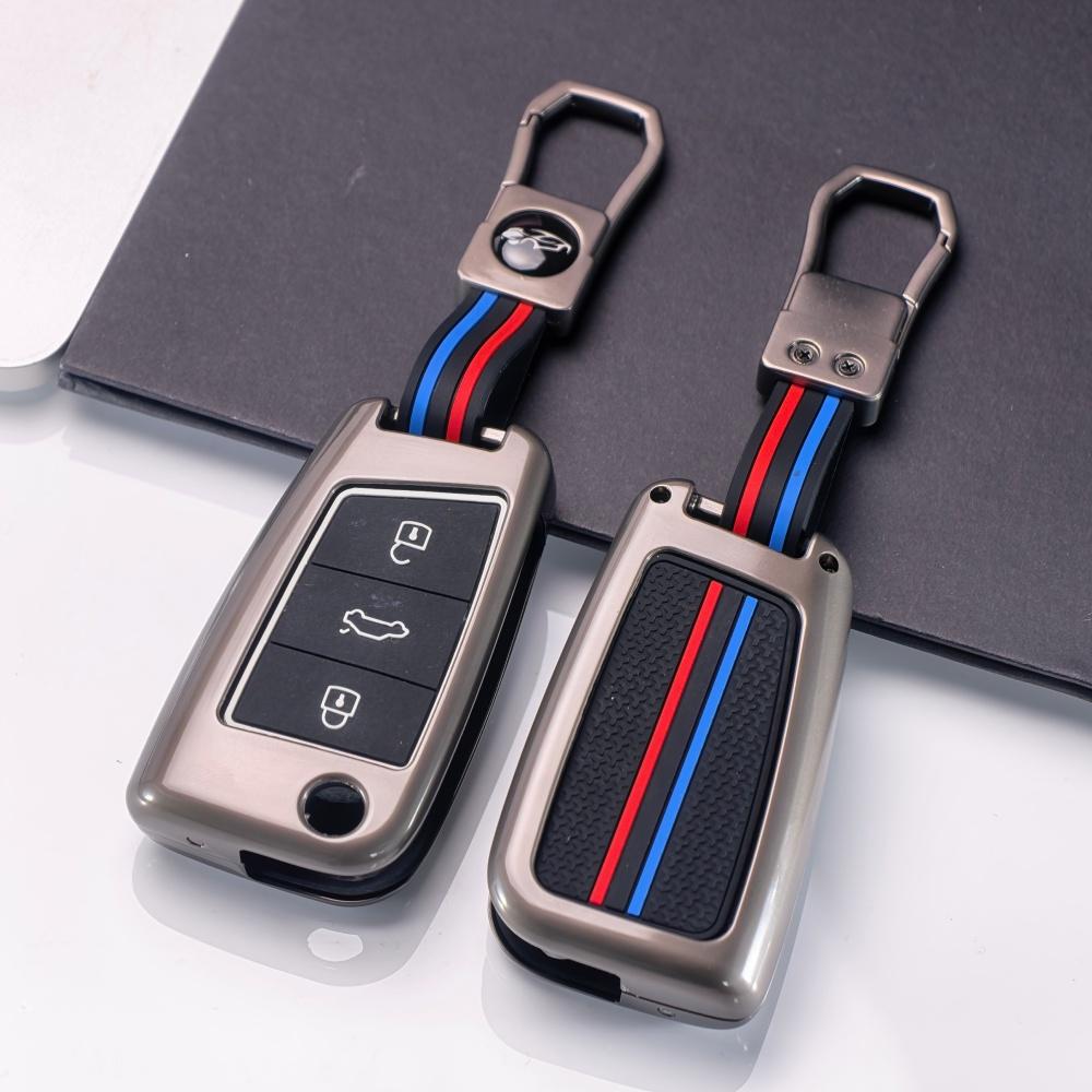3-кнопочный складной ключ Чехол из цинкового сплава Подходит для VW GOLF 7 MK7 SKODA SEAT 2014 2015 2016 Корпус FOB OCTAVIA COMBI LEON IBIZA CUPTRA