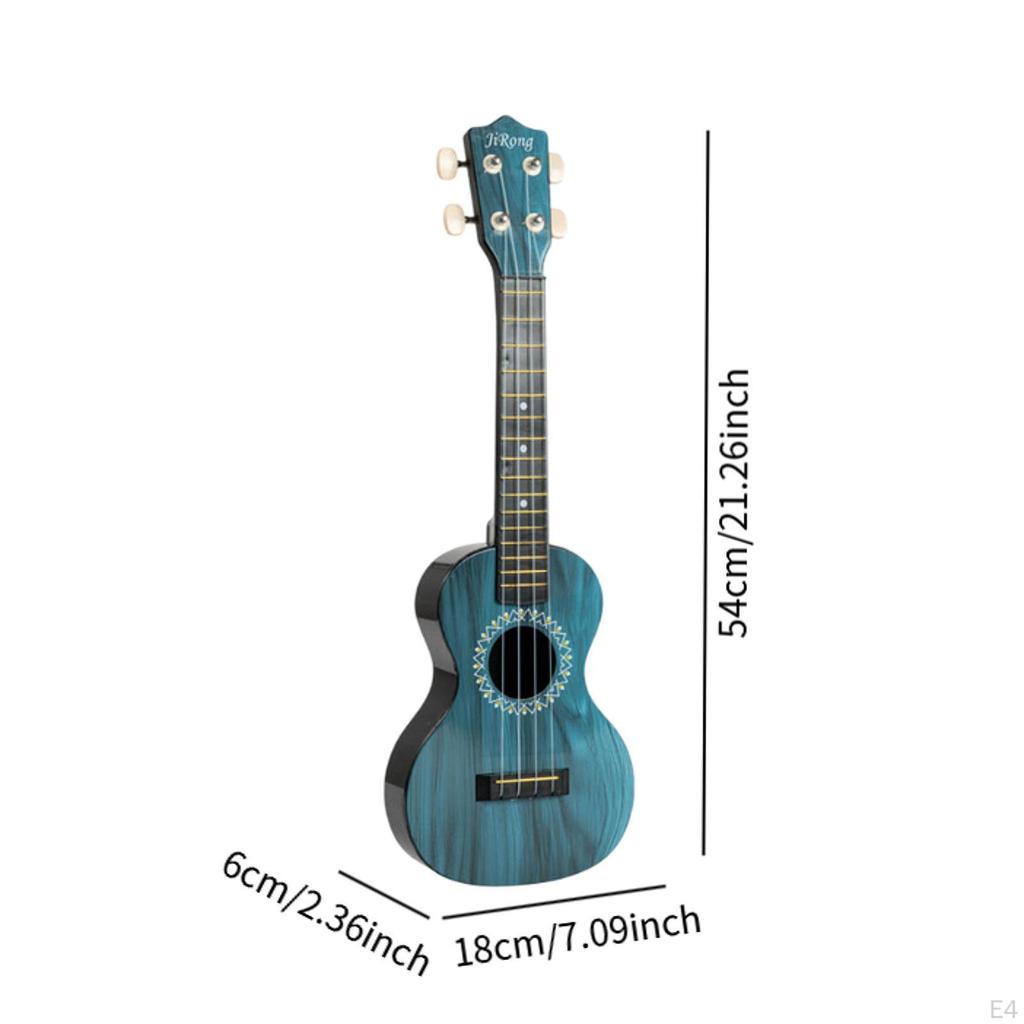 Детская музыкальная игрушка укулеле, четырехструнная гитара, легкий инструмент для маленьких учеников