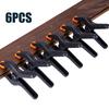 6pcs/lot 3inch Plastic Nylon Adjustable Clamps for Woodworking Wood Working Tools Spring Clamp