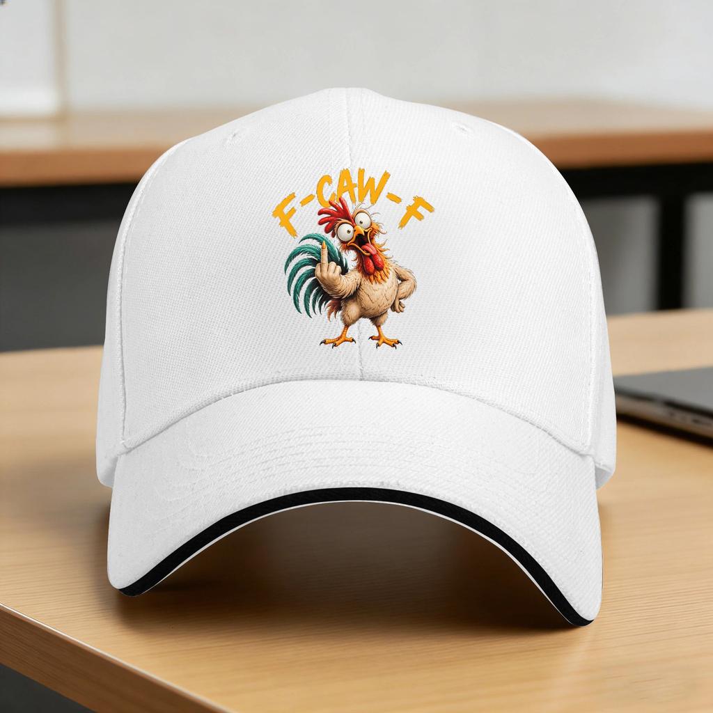 F Caw F Петух Смешная Птица Укротитель Кур Fawk Бейсболка На заказ Сделай сам Тракер Кепка Весенняя Мода Спортивная Кепка Snapback