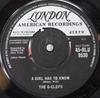 7inch Record G-CLEFS - A Girl Has To Know 45HLU9530 London Records, 1962 UK Rock Used