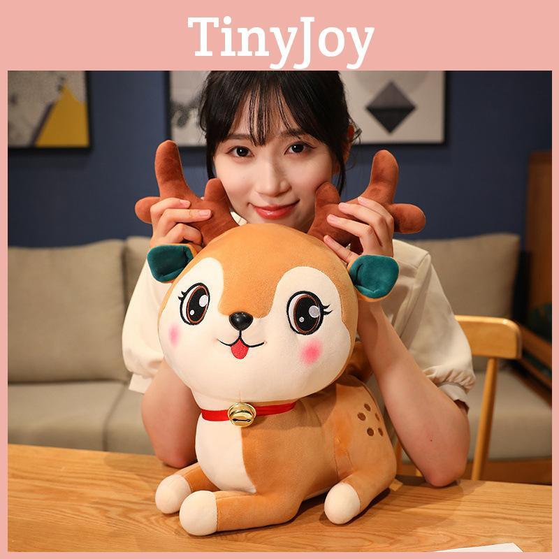 Рождественская плюшевая игрушка Олень Лось Мягкая кукла Украшения Детские подарки