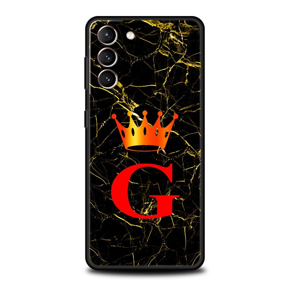 Мраморный чехол для телефона с буквой для Samsung Galaxy S26 S25 S24 S23 S22 S20 S21 FE Ultra S25 Edge Plus 5G Мягкий ТПУ чехол Fundas Capa Сумка