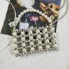 Retro Messenger Bag Mini Shoulder Bag Women Pearl Bag