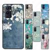 For OnePlus Nord N10 N100 Case CE 5G Funda Magnolia Gardenia Flower Cases for One Plus 6 5T 6T 7T 8T 8PRO 9PRO Phone Cover Coque
