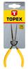 Precision long nose pliers, straight, narrow, 150 mm