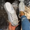 Rhinestone Baotou Half-drag Women's Spring and Summer New Flat-bottomed Outer Wear Lazy Shoes Casual Slippers Women