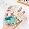 Ponytail Holder Acetate Hair Clip Headwear Hair Grab Fashion Conch Hair Claws  Female