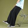 Men's Summer Loose-Fit Ice Silk Wide-Leg Pants: Lightweight, Trendy, Casual Sportswear