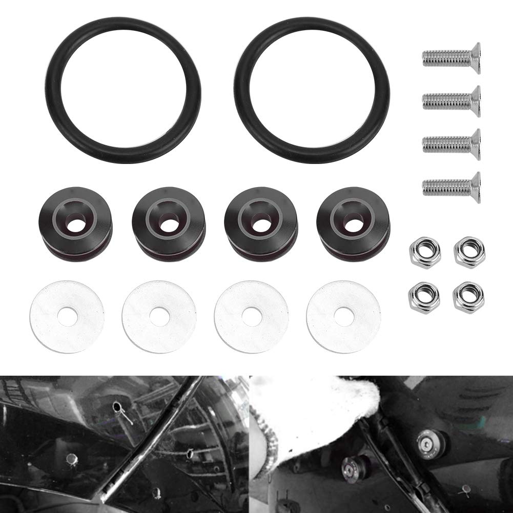 Gorgeri 4 цвета новый тип быстросъемного крепежного кольца комплект, используется для бампера багажника крыла автомобиля крышка (Алюминиевый сплав) Быстросъемный бампер Быстросъемный бампер