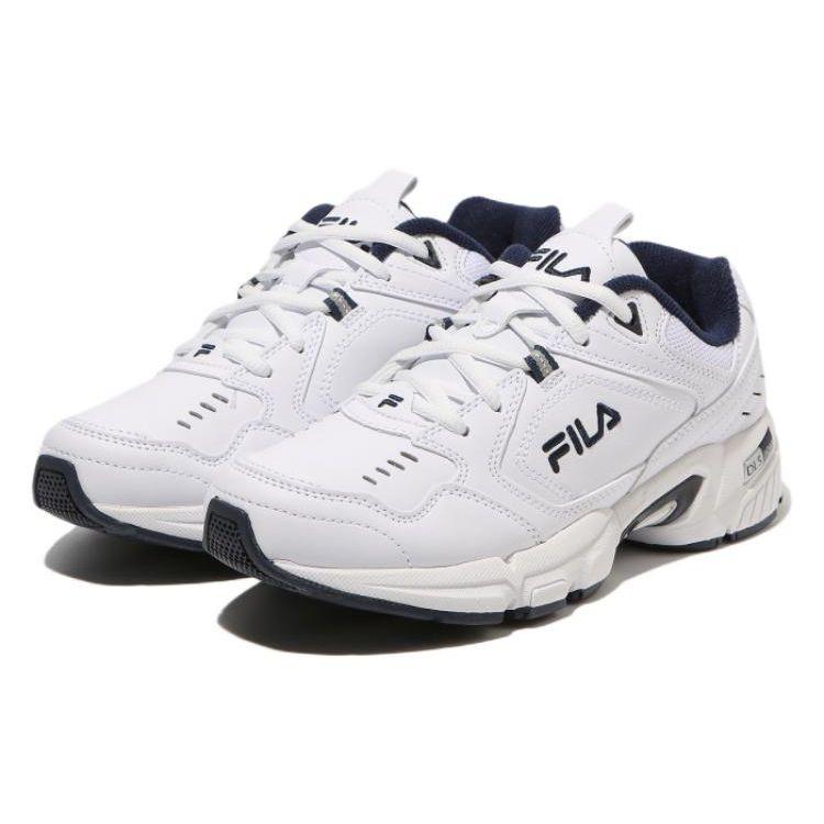 Fila Ranger 22 Ткань Полиэстер Синтетическая Кожа Спортивный Комфорт Низкие Повседневные Кроссовки Унисекс Черный Белый 1RM02145E_147