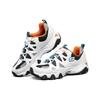 Skechers D'LITES 2.0 Мужские Белые Черные Оранжевые Низкие Повседневные Кроссовки Сетчатые Синтетическая Кожа Комфорт Универсальные 666151-WBOR