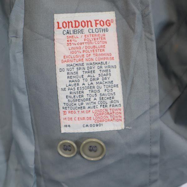 LONDON FOG Винтажное пальто-стойка из нержавеющей стали 70-х 80-х годов 16 серый Biggs Женское Б/У