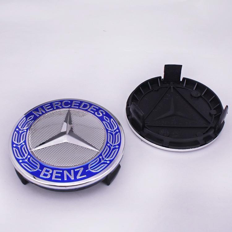 YDC4 Car Styling Wheel Center Covers Hub Caps Cover Emblem Stickers for Mercedes Benz W203 W204 W168 W176 CLA CLK CLS W124 W205 W211