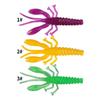 20Pcs/Set 5.2CM/1G Soft Crayfish Lure Realistic Bionic Colorful Lobster Swimbait Artificial Shrimp Bait