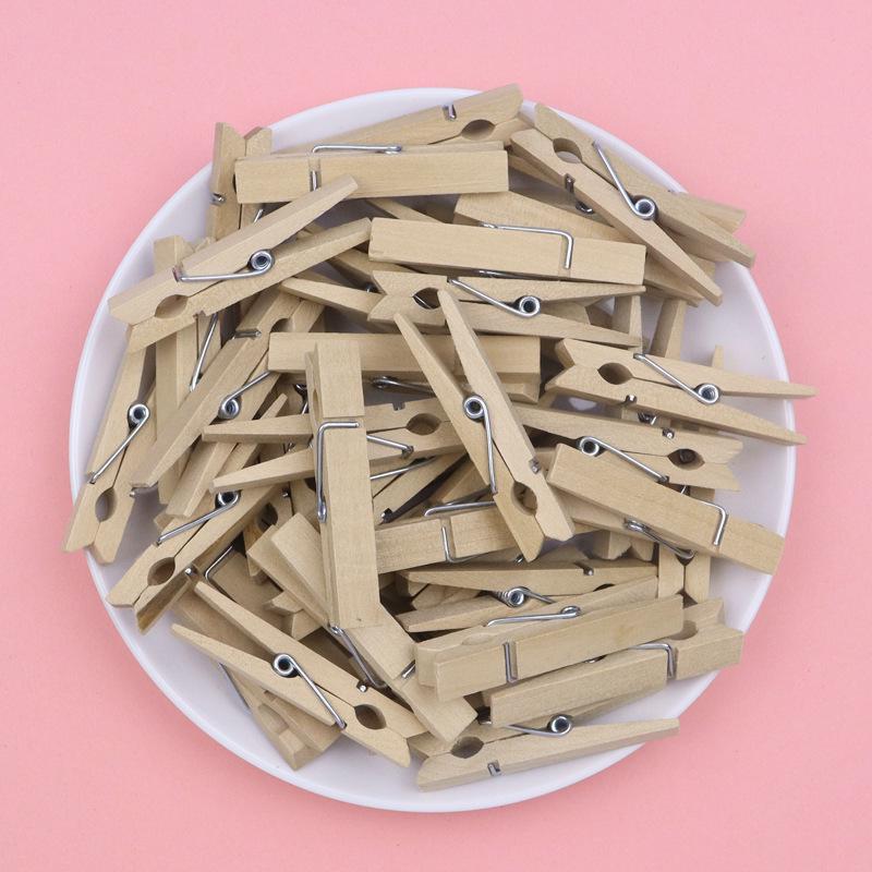 3,5 см Цветные Мультяшные Деревянные Прищепки для Фото для DIY и Декора