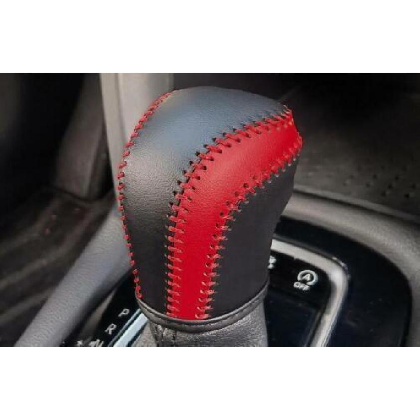 Cover Trim Black Console Gear Shift Knob For Toyota Corolla Cross - Red