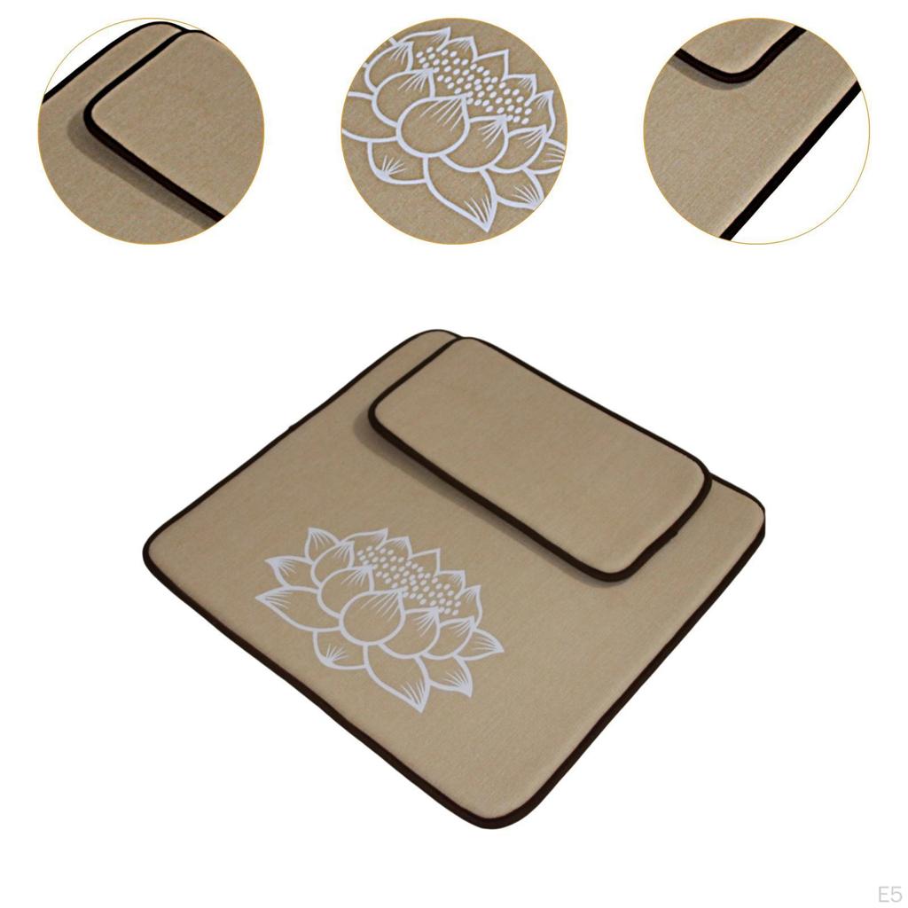 Meditation Cushion Seat Chatting Pad with Floor Pillow Set for Game Nights