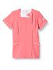 Scrub White Coat Medical Zip Scrub HI Collection 12 HI706 Lilith Pink X White Japan LL To Japanese Size [Wacoal] Women's (equivalent XL)