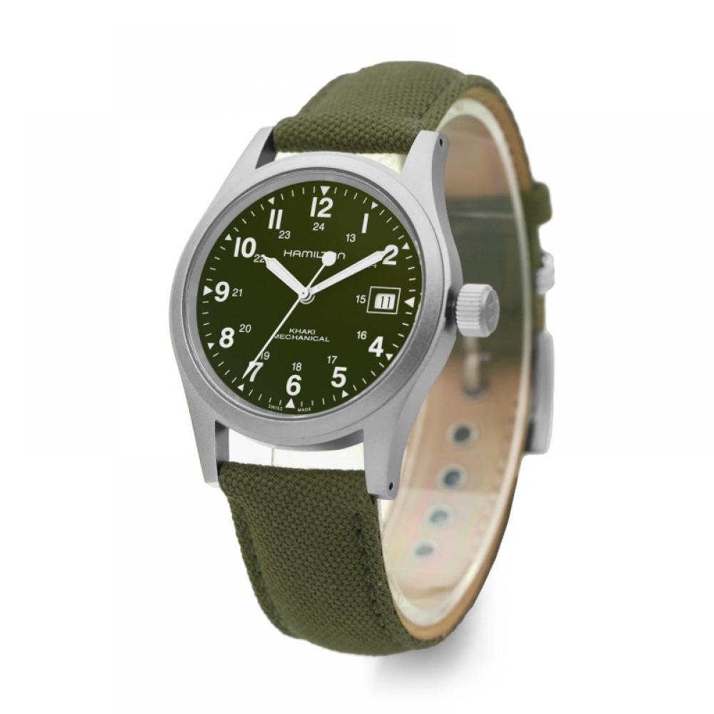 Hamilton H69439363 Khaki Field Mechanical Men S Часы НАТО