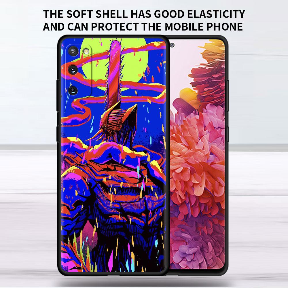 Case For Samsung Galaxy Note 20 Ultra 10 Plus Lite 9 8 A50 A70 A30 A20e A20 A40 A10 A10e A60 Phone Cover Manga Chainsaw Man Capa