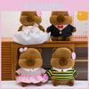 Plush Capybara Wedding Dolls Soft Stuffed Animal Gift For Couples Home Decor