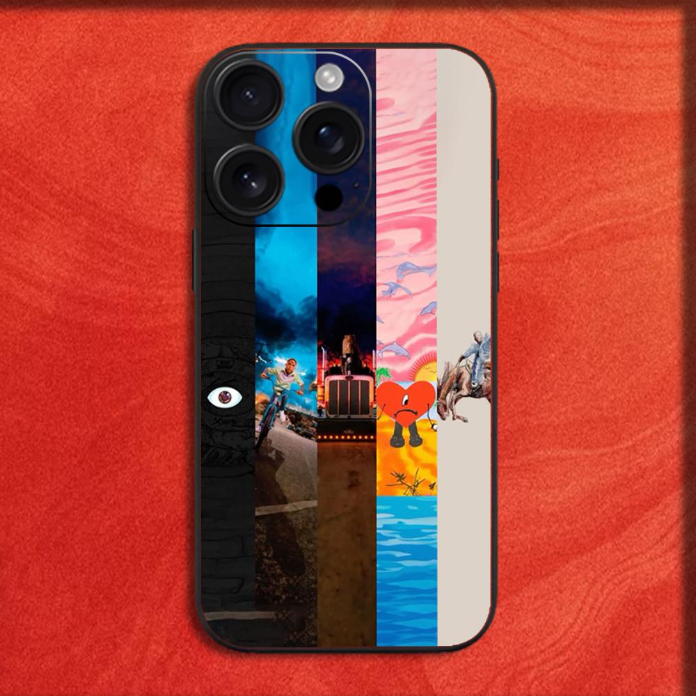 DTMF Debí Tirar Más Fotos Чехол для Телефона Bad Bunny Для iPhone 17 16 15 14 13 12 11 Pro Max Mini SE4 7 8 Plus 17E Мягкий Чехол Fundas