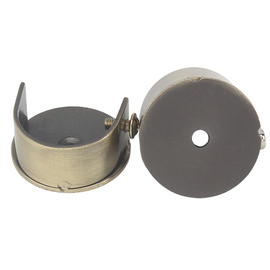 Комплект кронштейнов для карниза для штор, настенное крепление, кронштейны для держателей штор для 28-миллиметровых штанг, современный дизайн, простая установка