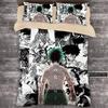 3D Print MANGA Anime My Hero Academia Bedding Set Boys Girls Twin Queen Full Size Duvet Cover Pillowcase Bed Adult Bedroom