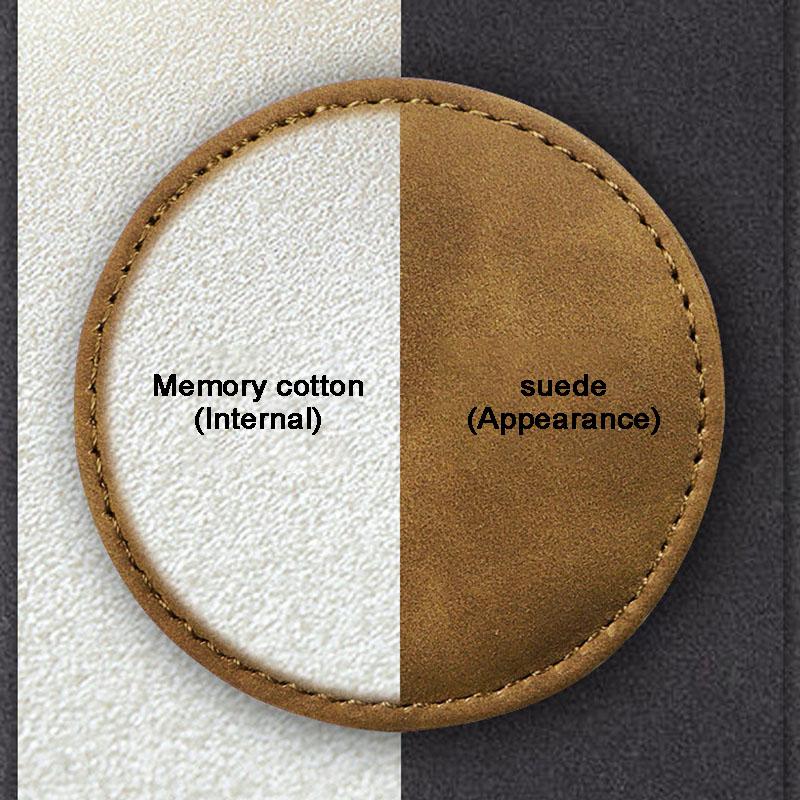 Car round suede cup mat,non-slip and anti-fouling,car accessories,for mercedes-benz CLA CES CLS SLK GLK CLK SLS CLG GLE GLC GLB CDEFG1