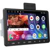ATOTOEXCEL A6PF Android Car Stereo with Wireless CarPlay Android HD DSP 36 Dual GPS Tracking Approval 9-inch Double-DIN OBD, & Auto, 8-Core CPU,