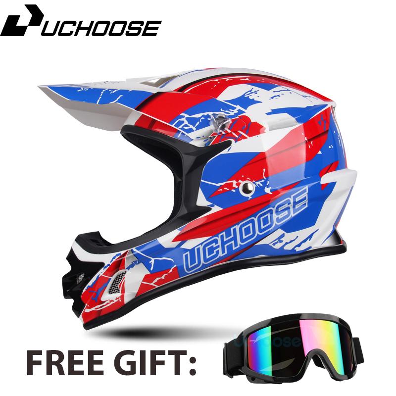 Отправить очки подарки DOT Взрослые Женские Мужские Уникальные Шлемы Мотокросс Внедорожный Шлем Даунхилл
