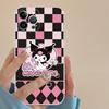 Мультяшный K-Kuromi Прозрачный Чехол Для Телефона Для iPhone 16 15 14 13 12 11 Pro Max Plus Мягкая Крышка
