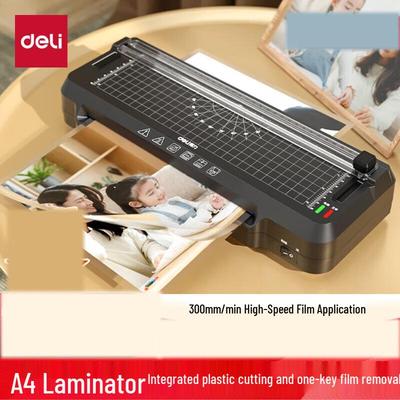 Deli Ламинатор для фото и документов формата A4, штепсель CN (адаптер в комплекте)