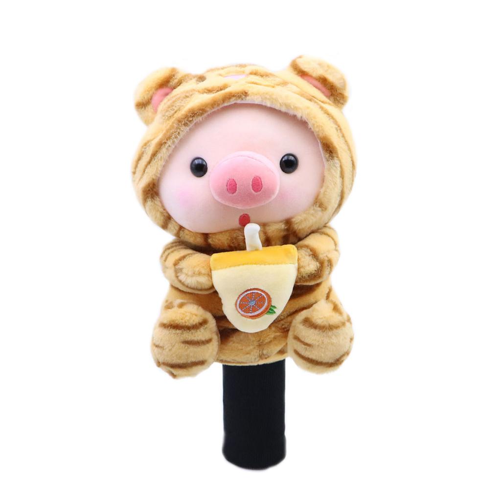 Cartoon Animal Golf Head Cover Set - Ultra Soft Plush Driver Iron Headcovers with Anti-Slip Design, Easy Install & Storage