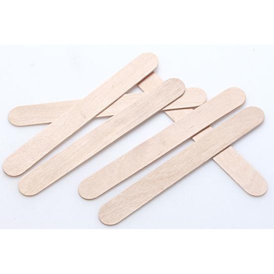 50Pcs Одноразовый деревянный шпатель для удаления волос на теле