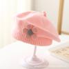 Winter Baby Cute Flower Knitted Beret Woolen Hat
