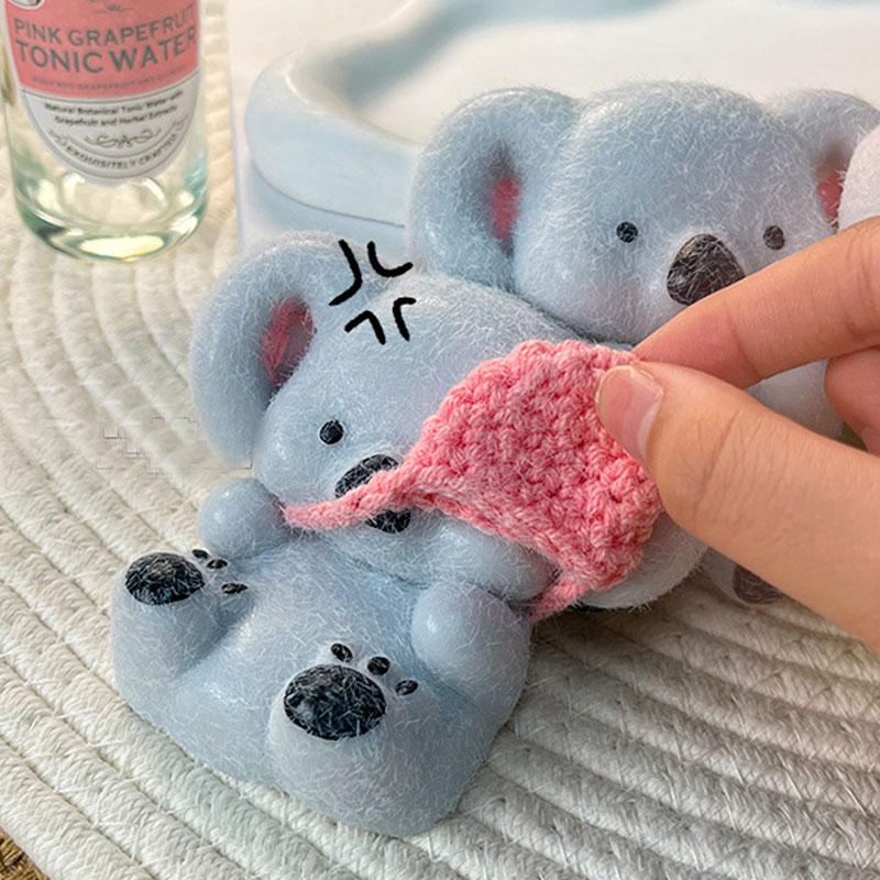 Кавайный коала, игрушка-сквиш, игрушка с медленным возвратом, фиджет-игрушки, ручная работа, силикон, снятие стресса, сквиши, сенсорные игрушки