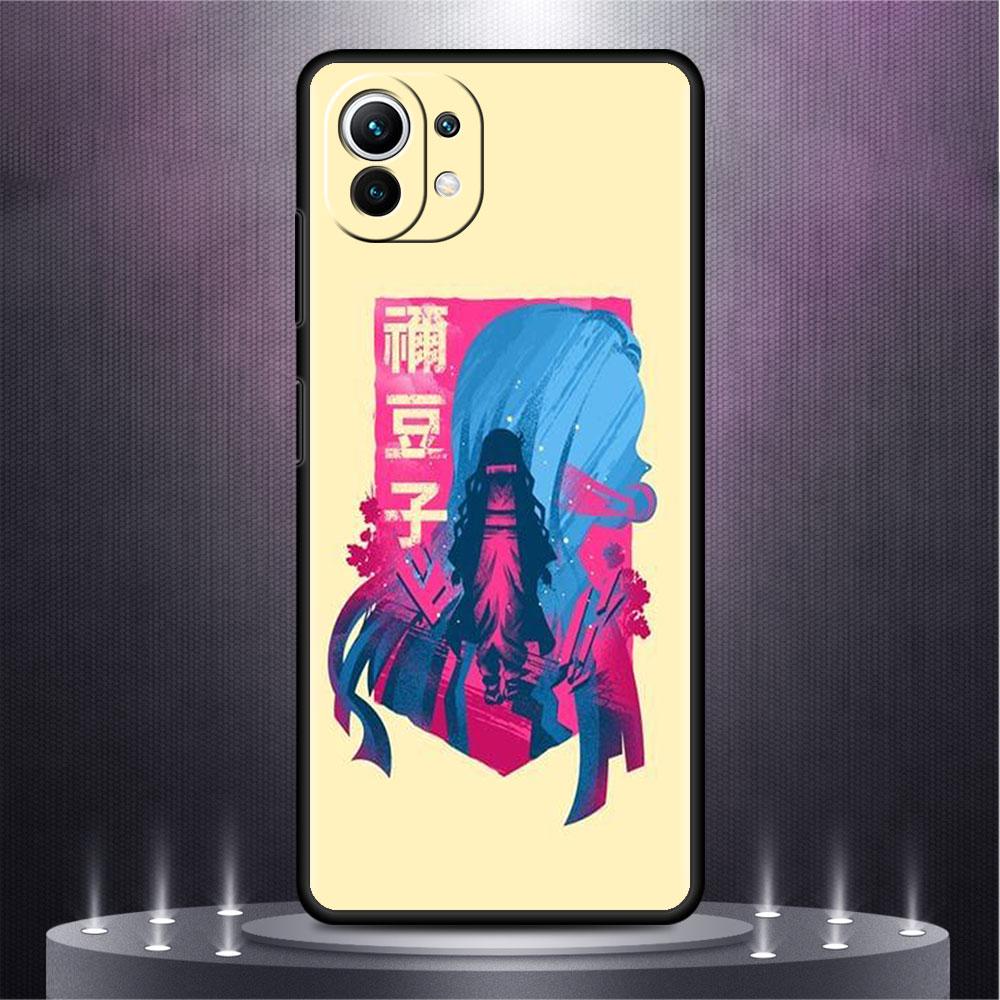 Чехол для Xiaomi Mi Poco X3 X4 NFC M3 Mi 11 11T 10 T 9T 12 9 10T Lite силиконовый чехол для телефона Demon Slayer Anime