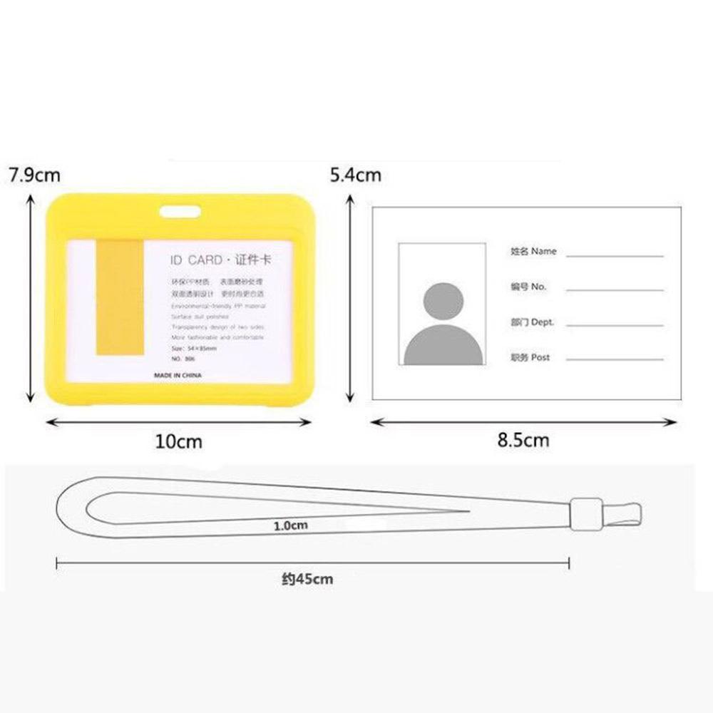 Чехол для удостоверения личности, офисный держатель удостоверения личности, защитный чехол для карты, чехол для держателя бейджа