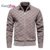 Men's Cardigan Sweaters Full Zip Sweaters Stand Collar Casual Knitted Cardigan