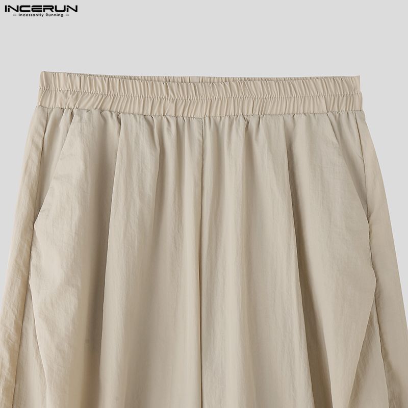 INCERUN Мужские повседневные комплекты из двух предметов: безрукавка и длинные брюки-карго