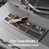 Защитная крышка воздухозаборника для Model 3 Y, сетка воздухозаборного отверстия, решетка, фильтр защиты от насекомых, накладка на переднюю часть, аксессуары для интерьера автомобиля