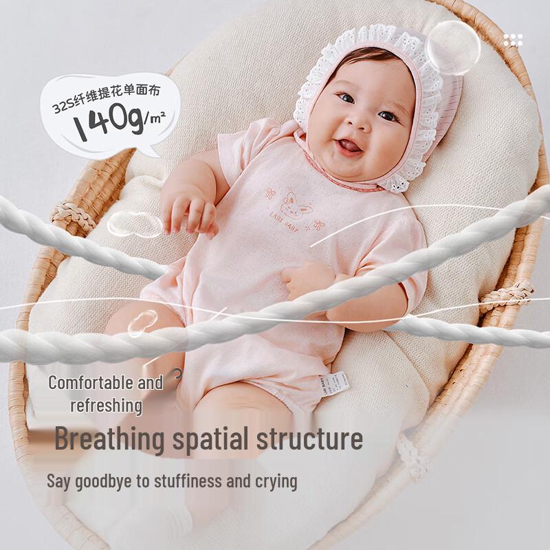 Летний короткий комбинезон для девочки Lapi Baby