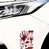 1 лист Хэллоуин Кровь Брызги Виниловая Наклейка - Самоклеящаяся, Глянцевая Отделка, Неправильная Форма, Мультяшная Тема, Авто Аксессуары