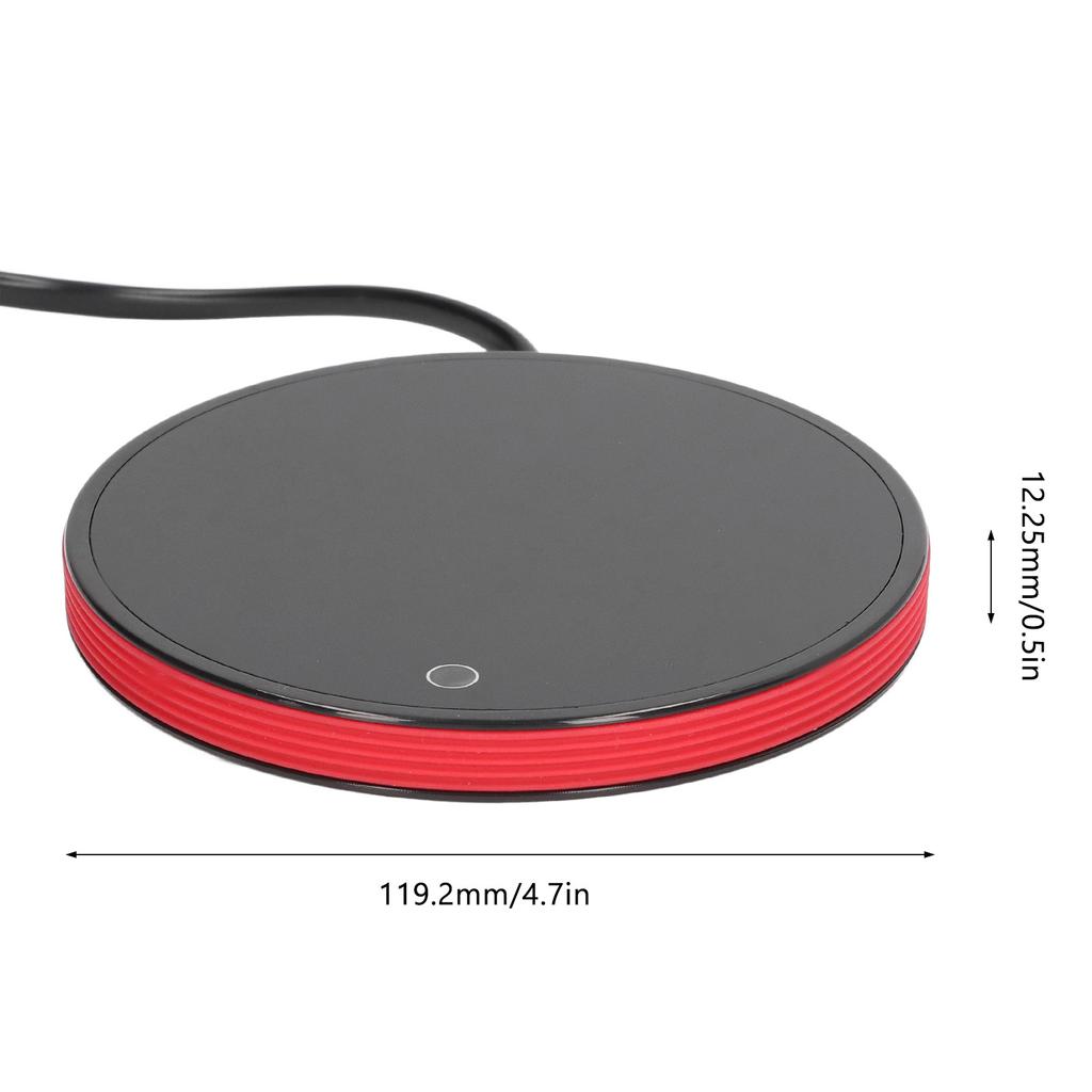 Coffee Mug Warmer Thermal Coaster Water Cup Heating Pad for Desk Home Office Milk Tea Water Heating US 110V