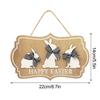 Easter Wooden Hanging Ornament Home Decor Classic Creative Craft